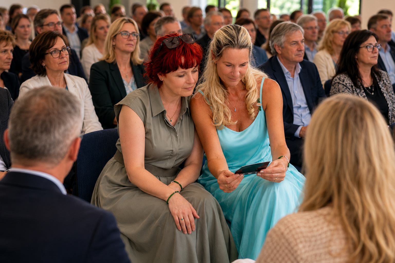 Ing. Petra Sučanská a Martina Drbohlavová mezi posluchači